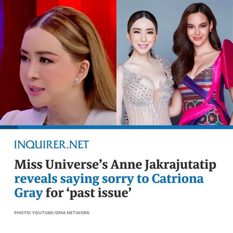 catriona lei scandal|Catriona Gray on Miss Universe's Anne Jakrajutatip’s video leak.